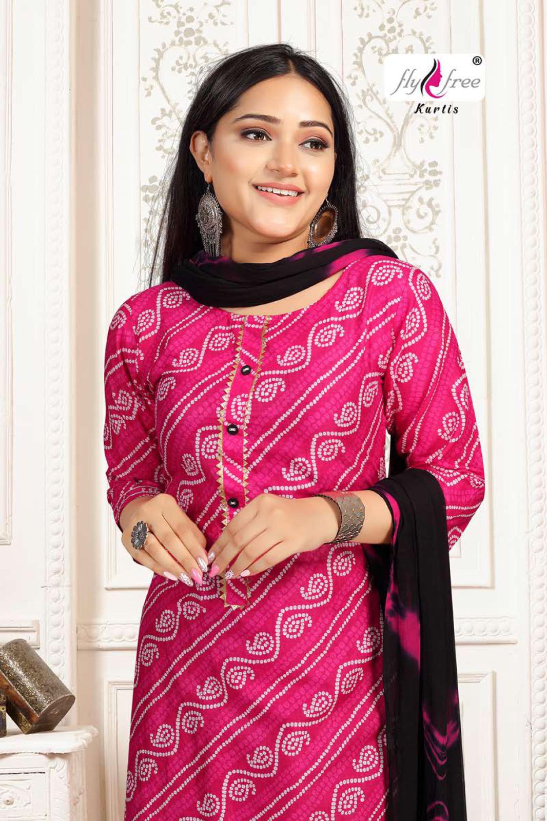 Fly Free Suncity 1 Ethnic Wear Cotton Printed Ready Made Collection
